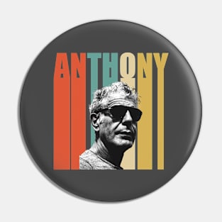 Retro Color Anthony Bourdain Pin