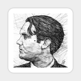 FEDERICO GARCIA LORCA pencil portrait .2 Magnet