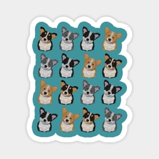 Welsh Corgi Puppies Magnet