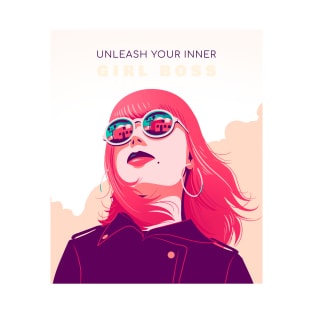 Unleash Your Inner Girl Boss Female Empowerment T-Shirt