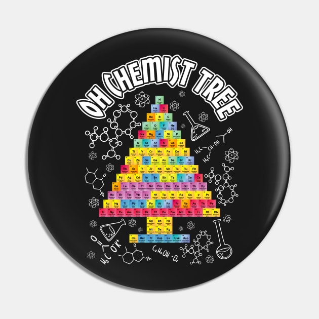 Oh Chemist Tree Chemistry Pin by SolarFlare