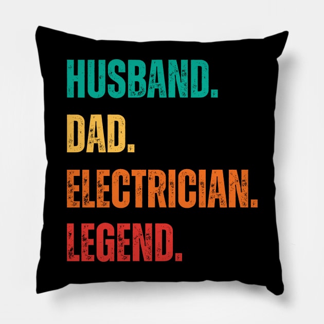 Electrician Pillow by RefinedApparelLTD