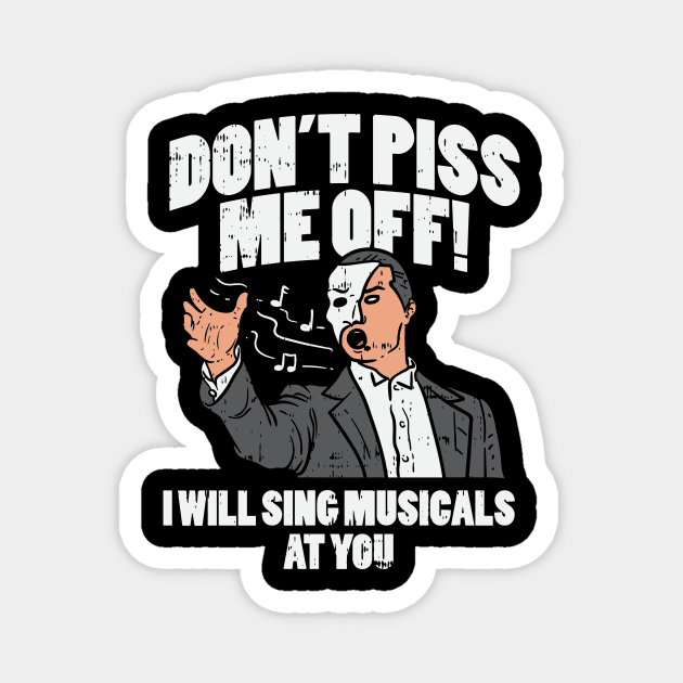 Funny Theater Musical Theatre Magnet by dilger