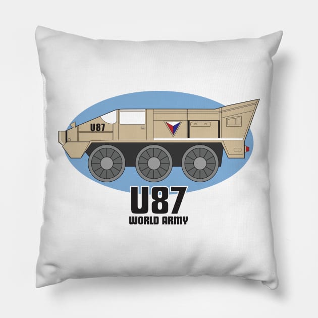 U87 from 'Joe 90' Pillow by RichardFarrell