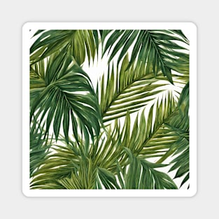 Coconut palm leaves Magnet