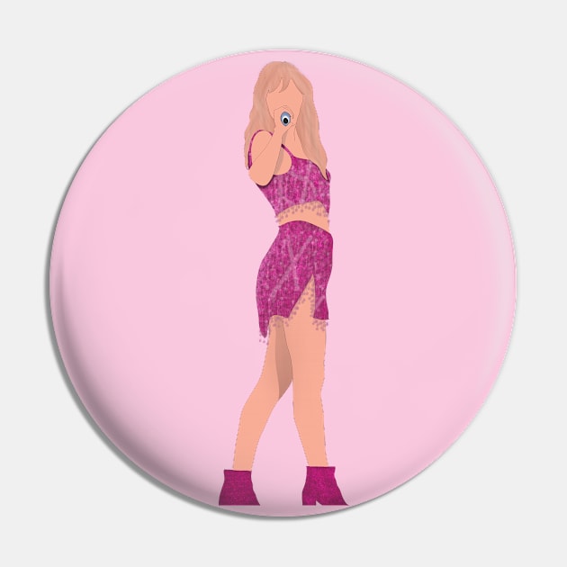 1989 -pink Pin by Johadesigns