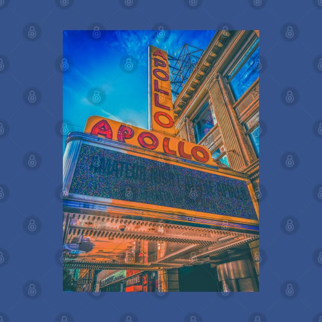 Apollo Theater Harlem Manhattan Skyline NYC by eleonoraingrid