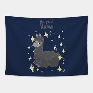 No Probllama cute Llama Tapestry