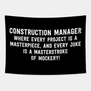 Construction Manager Where Every Project is a Masterpiece Tapestry