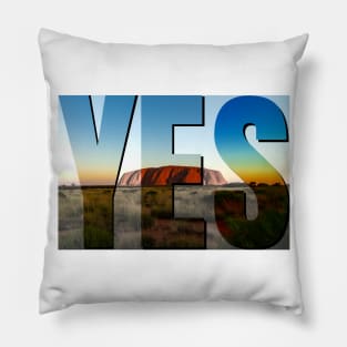 Vote YES to Indigenous Voice To Parliament Australia Pillow