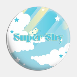 New Jeans Super Shy Blue Ver. Pin