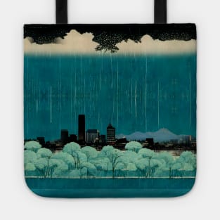 Portland Oregon Rain: Embracing the Ephemeral Symphony; The Importance of Portland Rain Tote