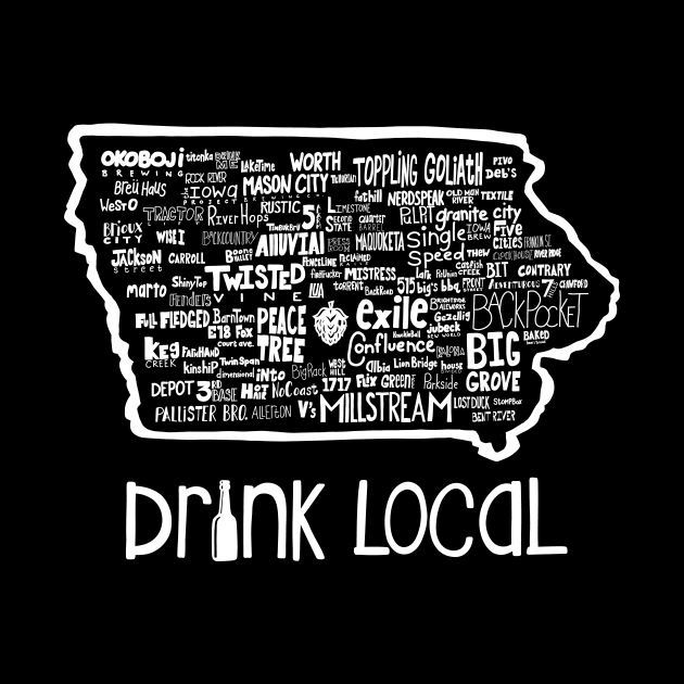 Drink Local Iowa Beer by Chris Nixt