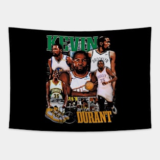 Kevin Durant Vintage Collage Tapestry