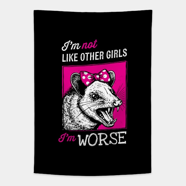 I'm Not Like Other Girls, I'm Worse Tapestry by zoljo