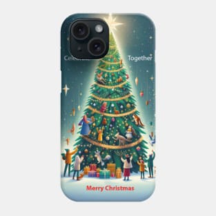 Celebrate Christmas Together Phone Case