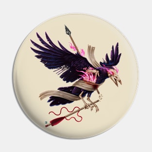 The undead crow Pin