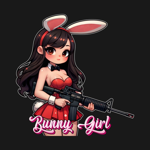 Tactical Bunny Girl by Rawlifegraphic