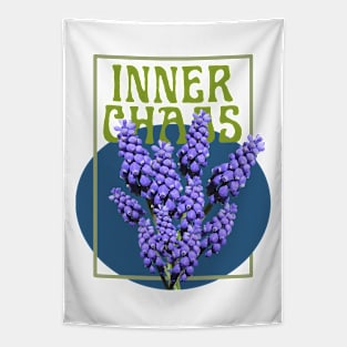 Inner chaos abstract graphic Tapestry