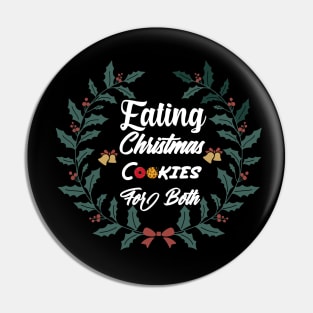 Eating Christmas Cookies For Both Pin