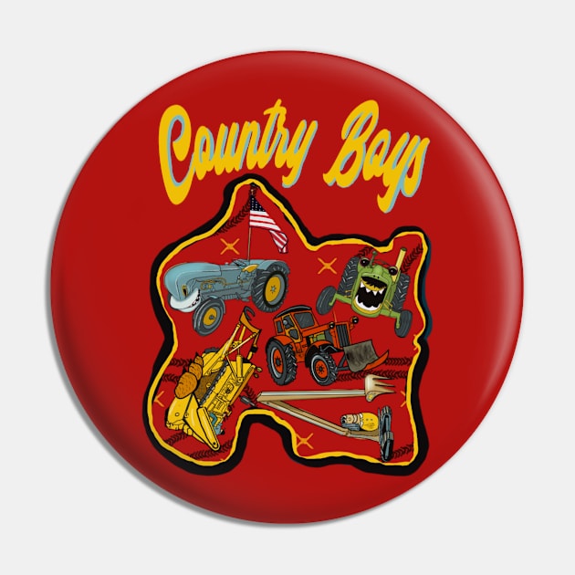 Country Monster Machines Pin by Salzanos