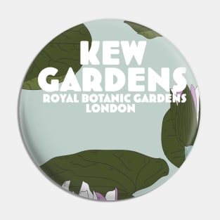 Kew Gardens, London travel poster Pin