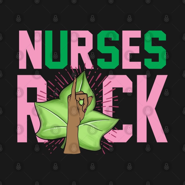 AKA Nurses Rock by Pretty Phoxie LLC