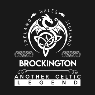 Brockington Name T Shirt - Another Celtic Legend Brockington Dragon Gift Item T-Shirt