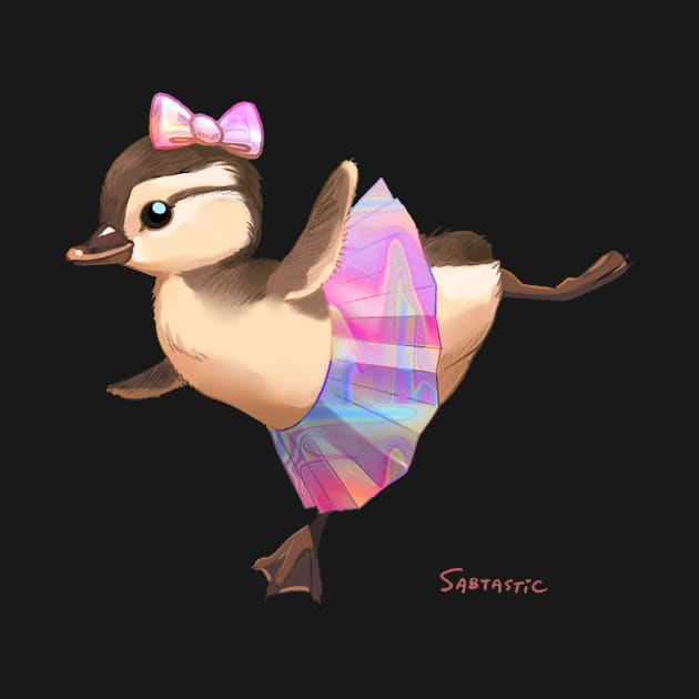 Ballet Dancer Duckling by Sabtastic