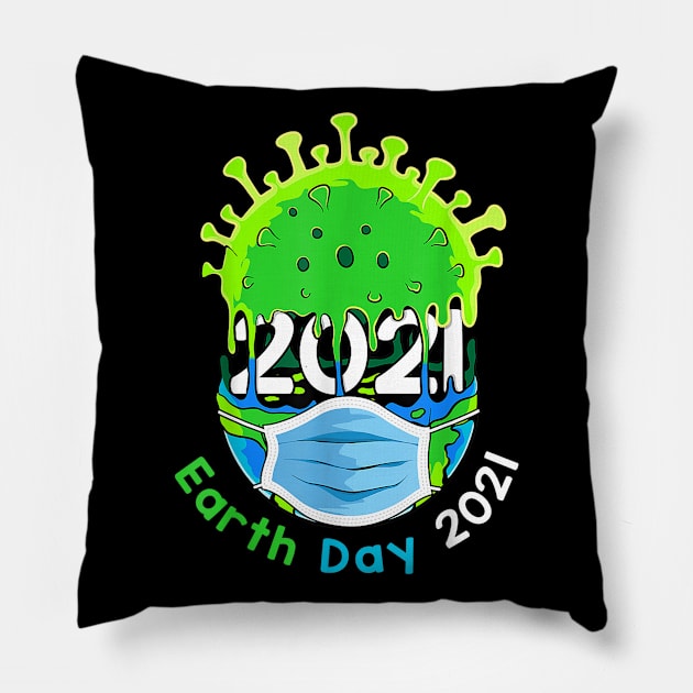 earth day 2021 Pillow by sevalyilmazardal