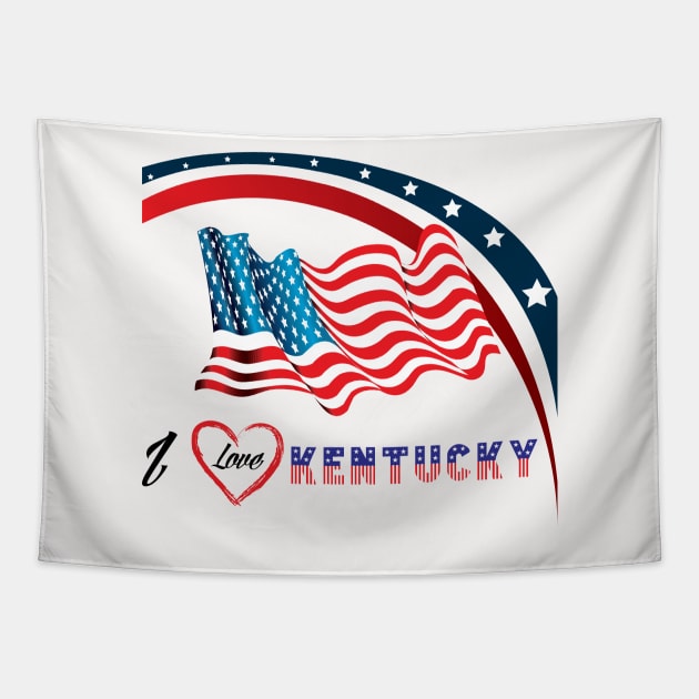 i love kentucky Tapestry by Print On Demand✅