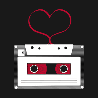 Cassette With Heart Love T-Shirt