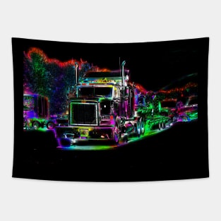 Ready to Roll! - Long-haul Trucker Tapestry