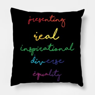 P.R.I.D.E- Rainbow- Cute-Colourful Pillow