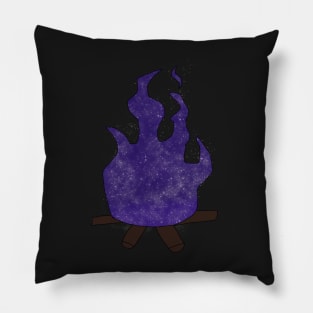 Purple Starry Flame Pillow