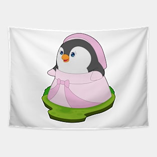 Penguin Bride Dress Wedding Tapestry