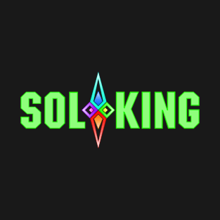 SOL KING LOGO - GREEN TEXT T-Shirt