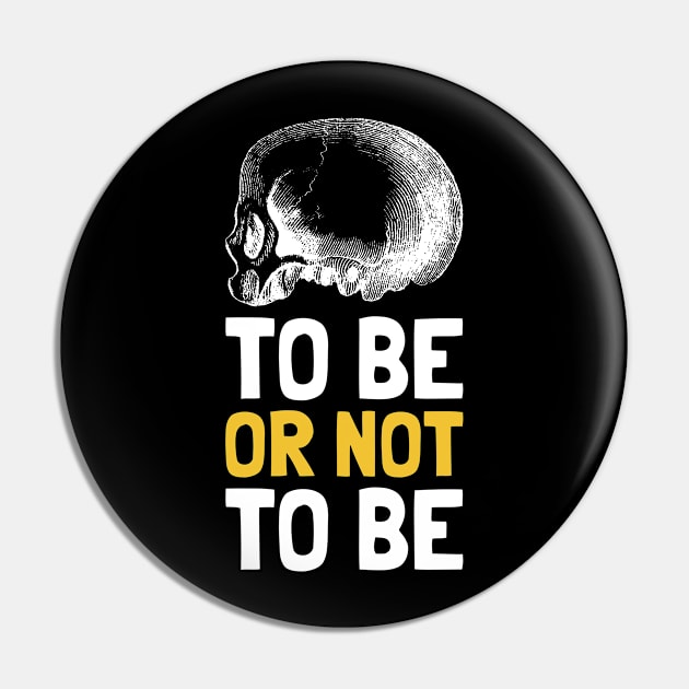 TO BE OR NOT TO BE Pin by CANVAZSHOP