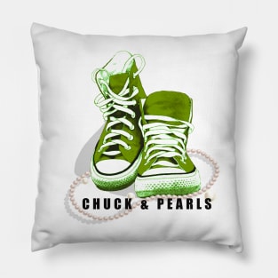 Chuck and Pearls Pillow