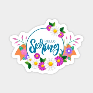 Hello, Spring! Spring Break! For Fun! Magnet