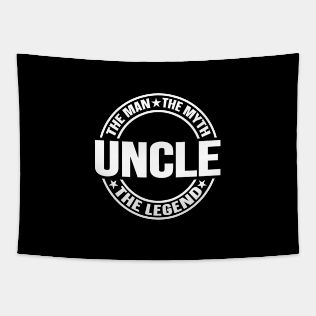 The Man The Myth The Legend Uncle Tapestry by zooma