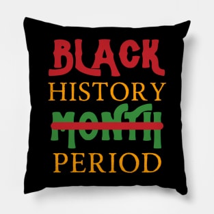 Black History Month Period Pillow