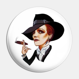 Victor Victoria Cartoon Pin