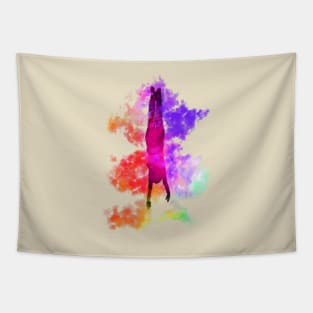 Dive into Your Fluffy Dreams - Colorful Clouds Tapestry