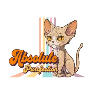 Devon Rex Cat Absolute Purrfection cute kitty T-Shirt