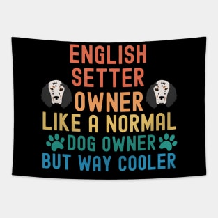 English Setter Owner Tapestry