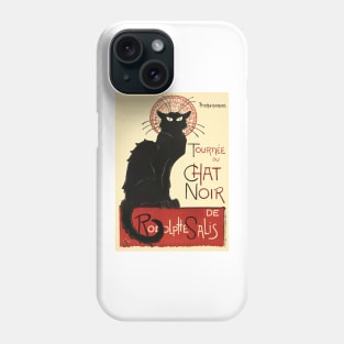 Tournee du Chat Noir Light France Vintage Poster Phone Case