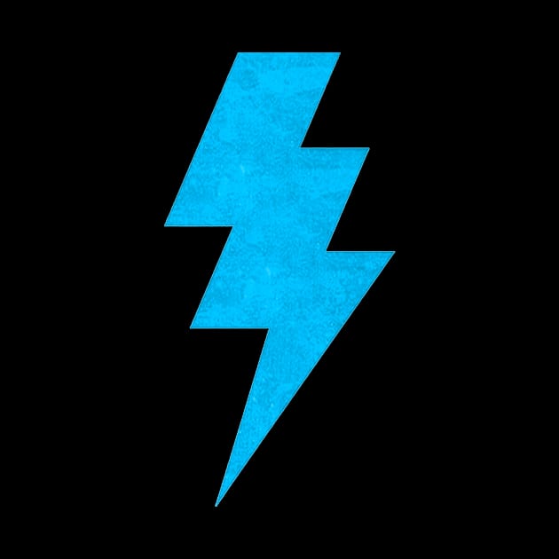 Lightning Bolt Blue by Vin Zzep