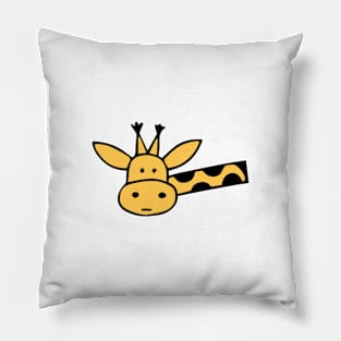 Confused Giraffe Pillow