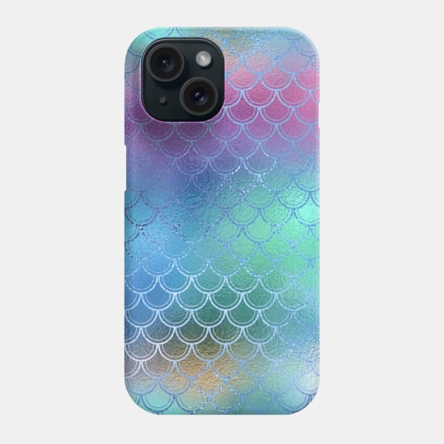 Mermaid Shimmer Scales Phone Case by TLSDesigns